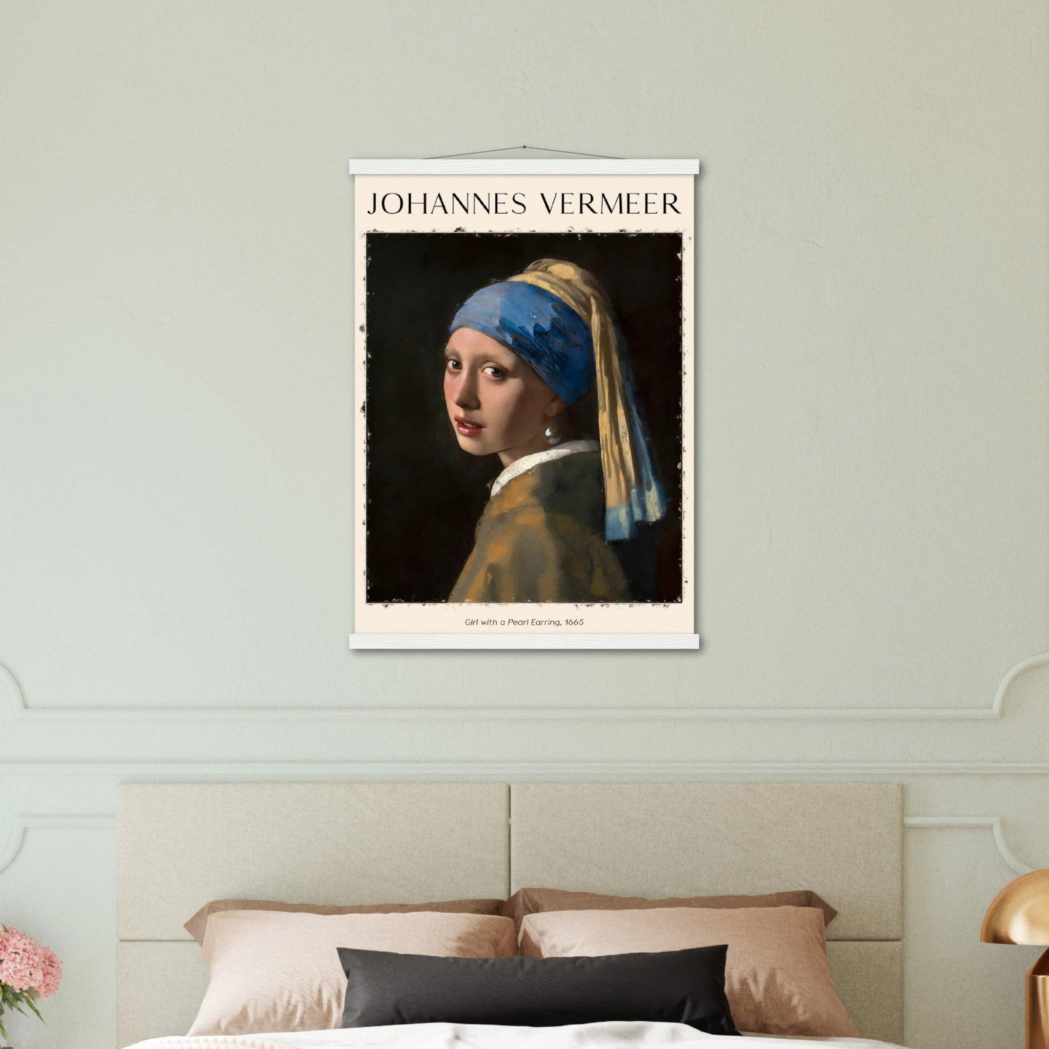 Das Mädchen mit dem Perlenohrgehänge Gemälde von Jan Vermeer - Printree.ch abstrakte frauen, frau, Frauen, Kunst, Malen, Maler, Malerei, Meisterwerk