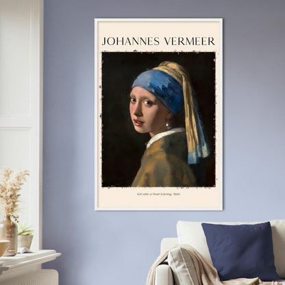 Das Mädchen mit dem Perlenohrgehänge Gemälde von Jan Vermeer - Printree.ch abstrakte frauen, frau, Frauen, Kunst, Malen, Maler, Malerei, Meisterwerk