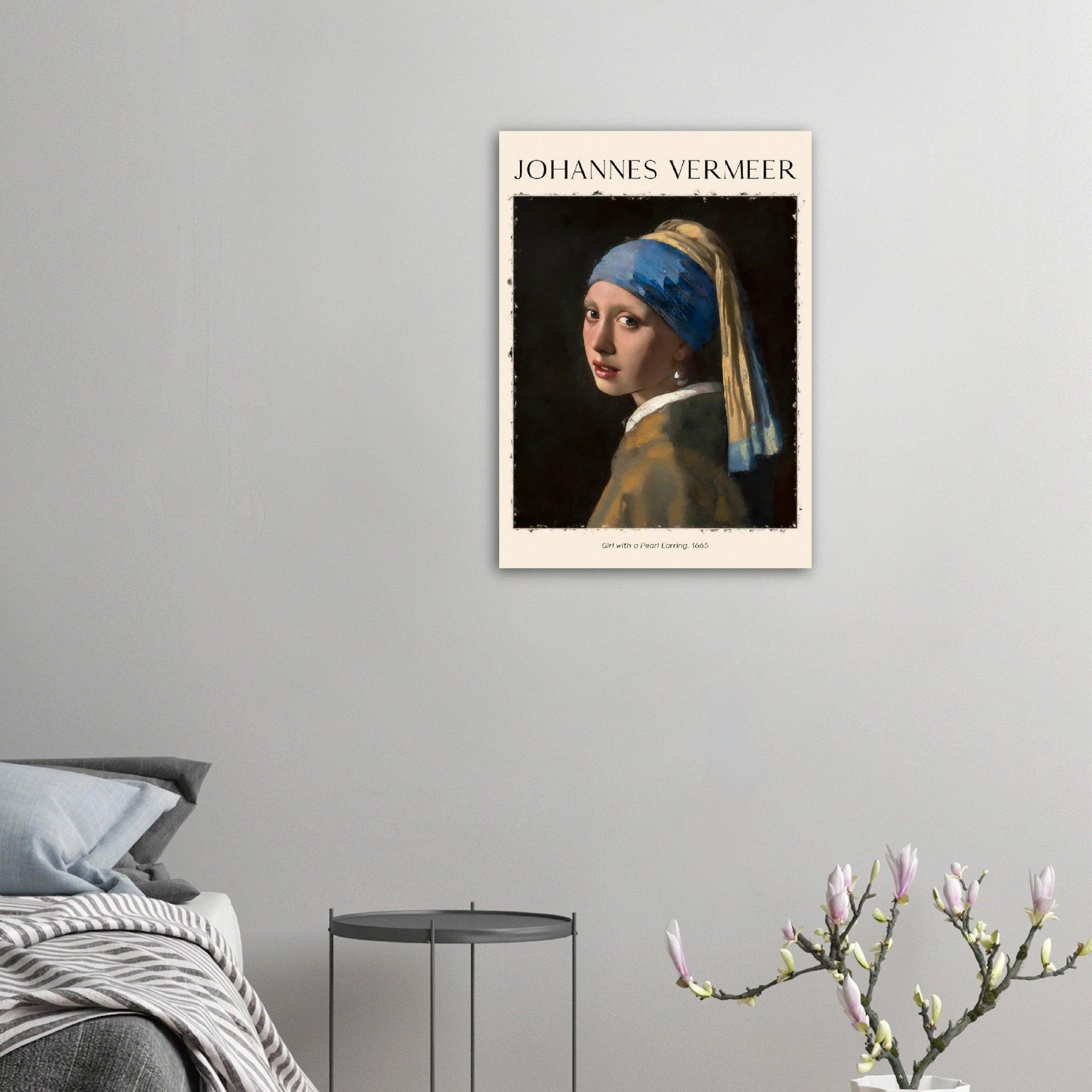 Das Mädchen mit dem Perlenohrgehänge Gemälde von Jan Vermeer - Printree.ch abstrakte frauen, frau, Frauen, Kunst, Malen, Maler, Malerei, Meisterwerk