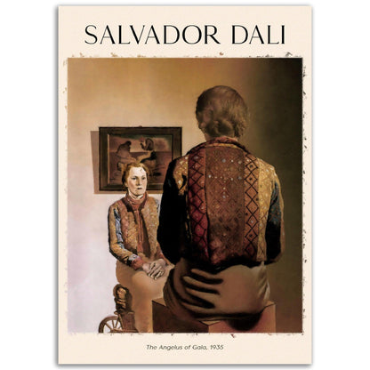 Der Angelus von Gala (Porträt von Gala), 1935 Salvador Dali (1904-1989) - Printree.ch Kunst, Malen, Maler, Malerei, Meisterwerk