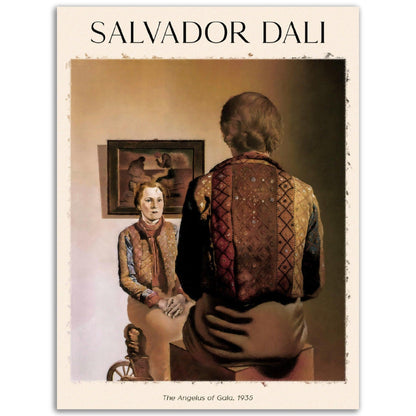 Der Angelus von Gala (Porträt von Gala), 1935 Salvador Dali (1904-1989) - Printree.ch Kunst, Malen, Maler, Malerei, Meisterwerk