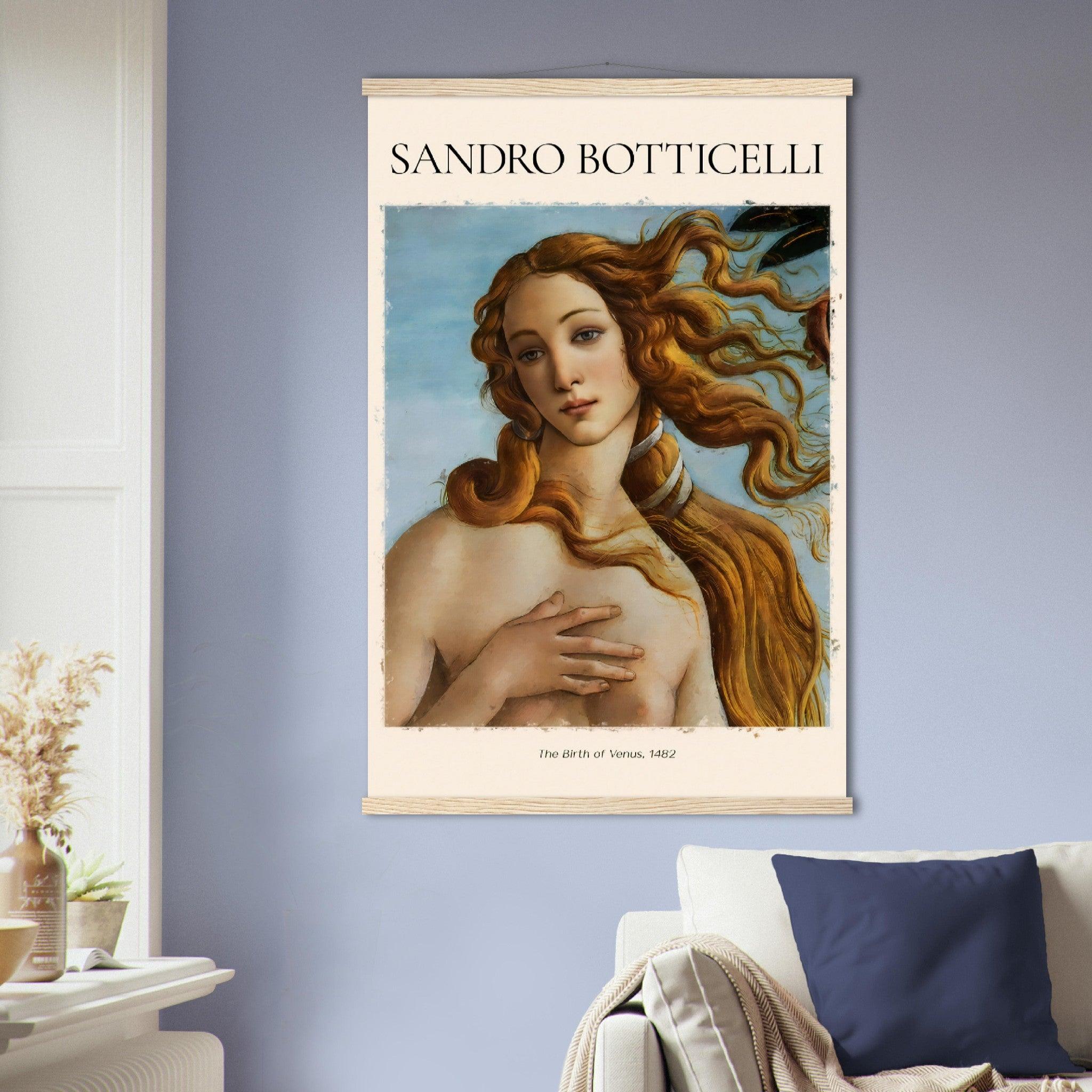 Die Geburt der Venus Gemälde von Sandro Botticelli - Printree.ch abstrakte frauen, frau, Frauen, Kunst, Malen, Maler, Malerei, Meisterwerk