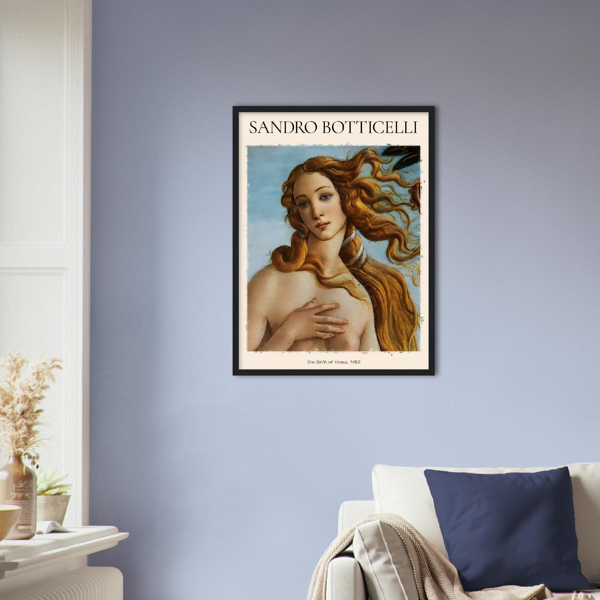 Die Geburt der Venus Gemälde von Sandro Botticelli - Printree.ch abstrakte frauen, frau, Frauen, Kunst, Malen, Maler, Malerei, Meisterwerk