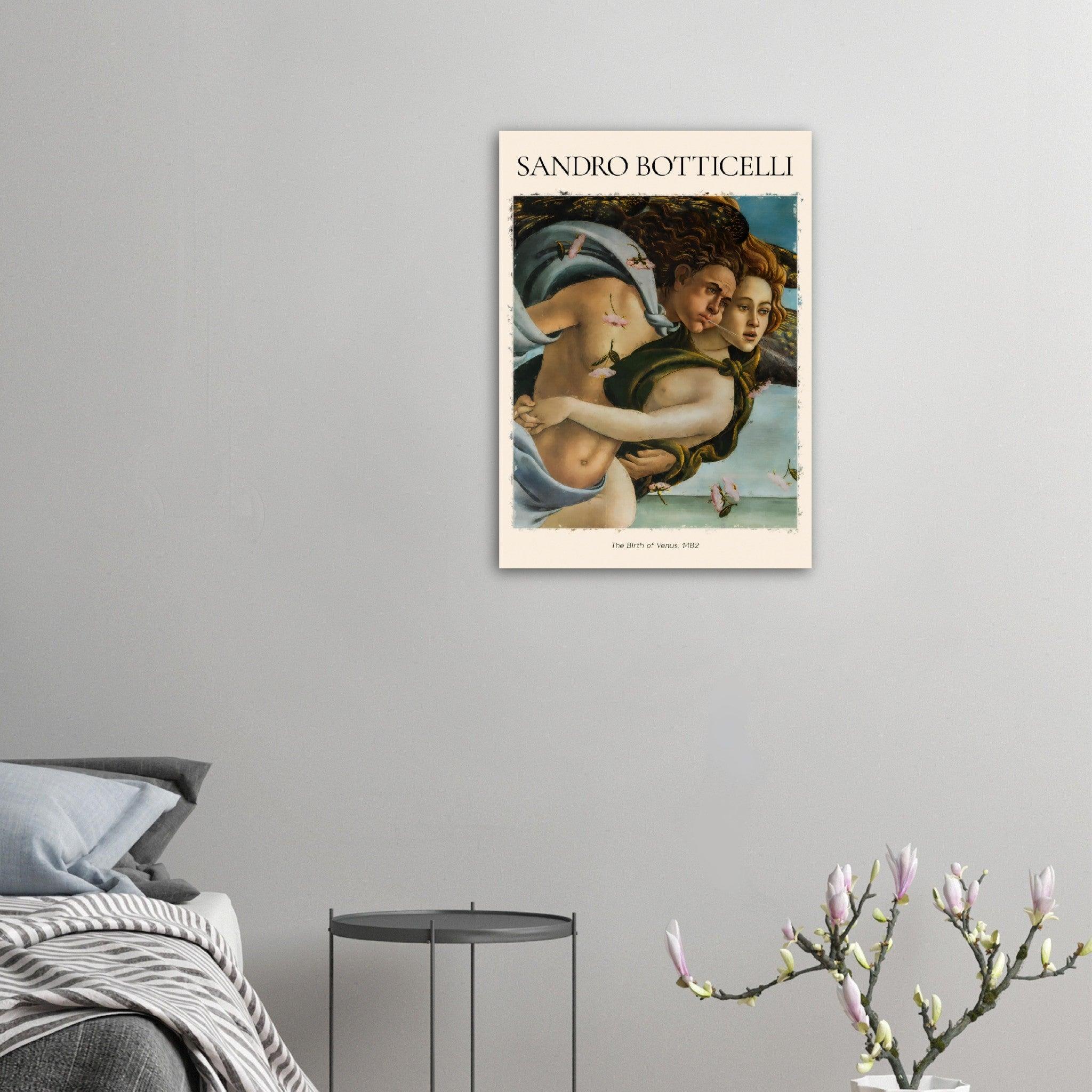 Die Geburt der Venus Gemälde von Sandro Botticelli - Printree.ch abstrakte frauen, frau, Frauen, Kunst, Malen, Maler, Malerei, Meisterwerk