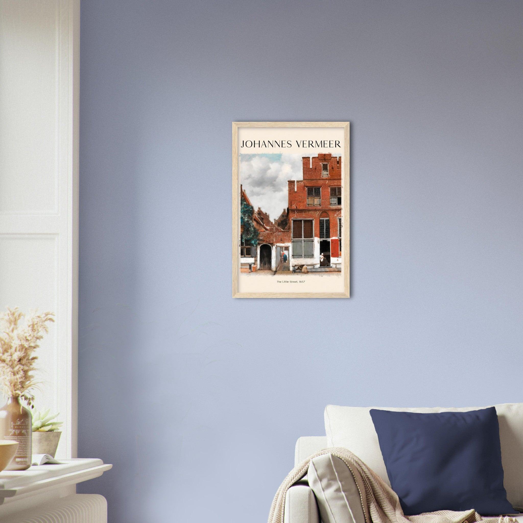 Die kleine Strasse - Johannes Vermeer - Printree.ch Kunst, Malen, Maler, Malerei, Meisterwerk