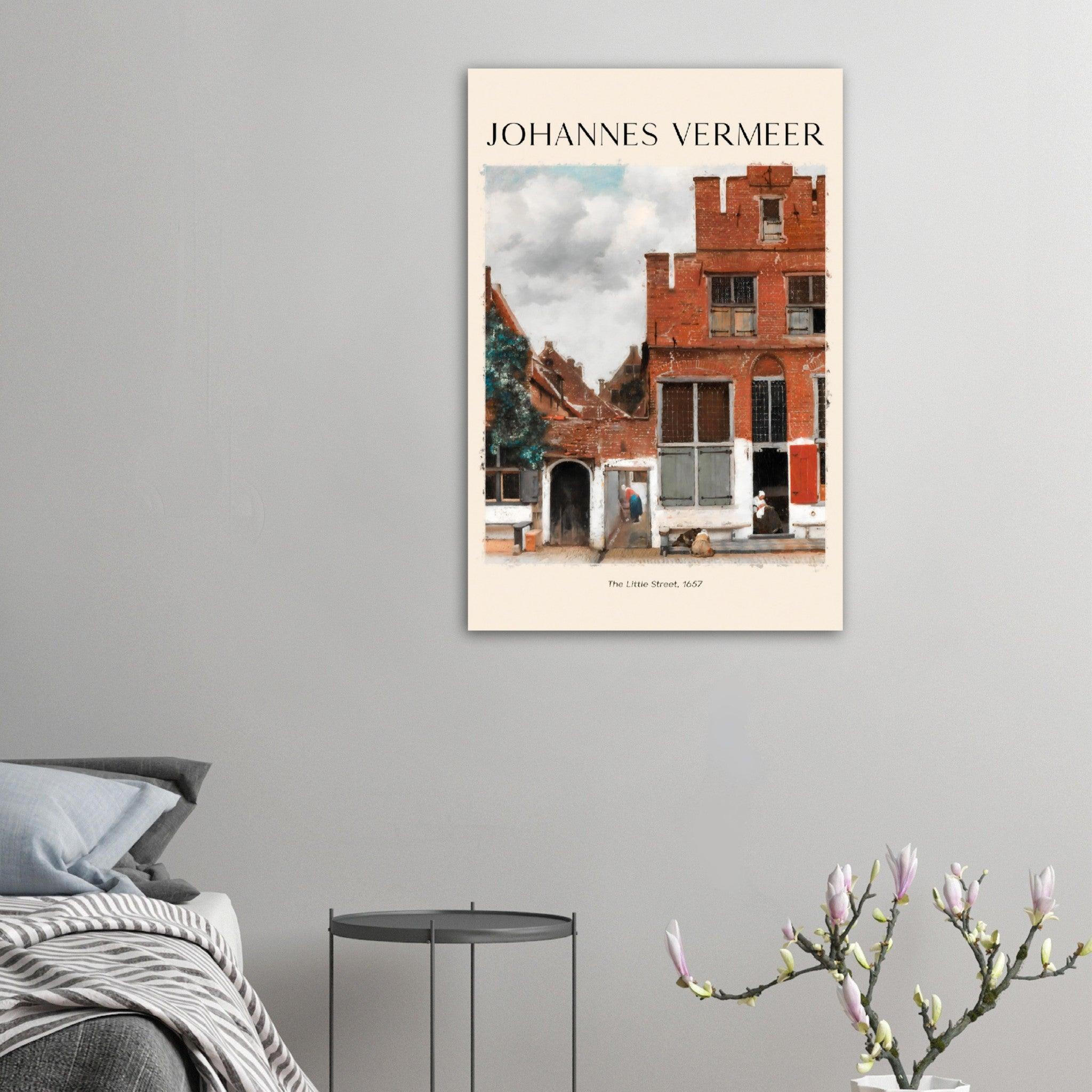 Die kleine Strasse - Johannes Vermeer - Printree.ch Kunst, Malen, Maler, Malerei, Meisterwerk