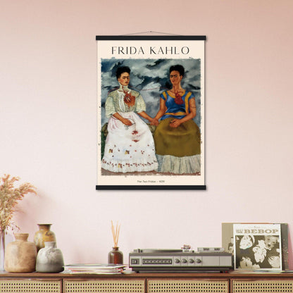 Die zwei Fridas Malerarbeiten von Frida Kahlo - Printree.ch abstrakte frauen, frau, Frauen, Kunst, Malen, Maler, Malerei, Meisterwerk