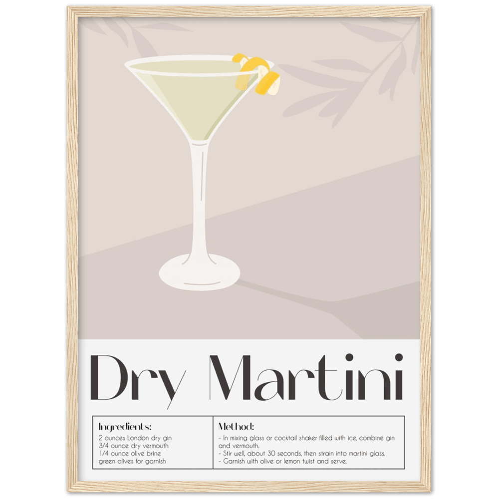 Elegantes Dry Martini Poster - Printree.ch alkohol, alkoholisch, bar, blaue lagune, club, cocktail, dekoration, eis, erfrischend, erfrischung, flüssig, flüssigkeit, frisch, garnierung, getränk, gin, glas, hintergrund, illustration, isoliert, kalt, kirsche, klassisch, kühl, lebensmittel, limette, limonade, martini, minze, obst, olive, orange, pina colada, restaurant, saft, schmutzig, sommer, süss, trocken, tropisch, wein, weiss, wermut, wodka, zitrone