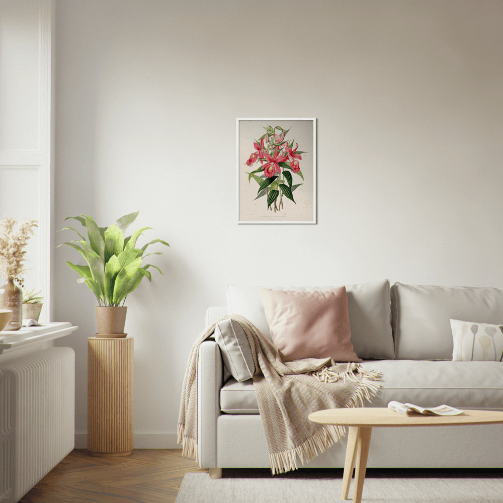 Orchidee - Printree.ch Aquarell, art, background, beautiful, Blatt, bloom, blossom, Blume, Blätter, Blüte, Blütenblatt, botanical, Botanik, botanisch, botany, branch, decoration, Dekoration, design, drawing, flora, floral, flower, Frühling, garden, Garten, Grafik, graphic, Hintergrund, illustration, isolated, isoliert, Kunst, leaf, leaves, Malerei, Natur, nature, painting, petal, Pflanze, plant, retro, schön, Sommer, spring, summer, vintage, watercolor, weiss, white, Zeichnung, Zweig