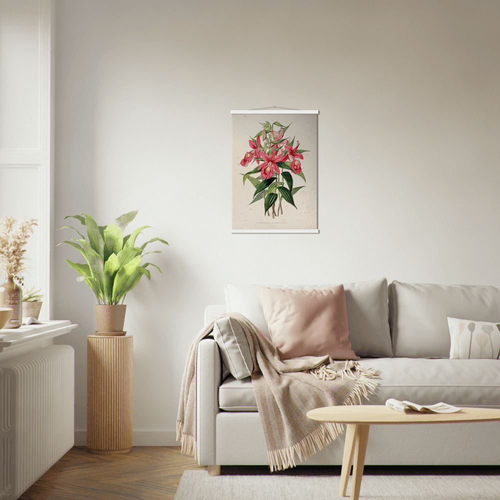 Orchidee - Printree.ch Aquarell, art, background, beautiful, Blatt, bloom, blossom, Blume, Blätter, Blüte, Blütenblatt, botanical, Botanik, botanisch, botany, branch, decoration, Dekoration, design, drawing, flora, floral, flower, Frühling, garden, Garten, Grafik, graphic, Hintergrund, illustration, isolated, isoliert, Kunst, leaf, leaves, Malerei, Natur, nature, painting, petal, Pflanze, plant, retro, schön, Sommer, spring, summer, vintage, watercolor, weiss, white, Zeichnung, Zweig