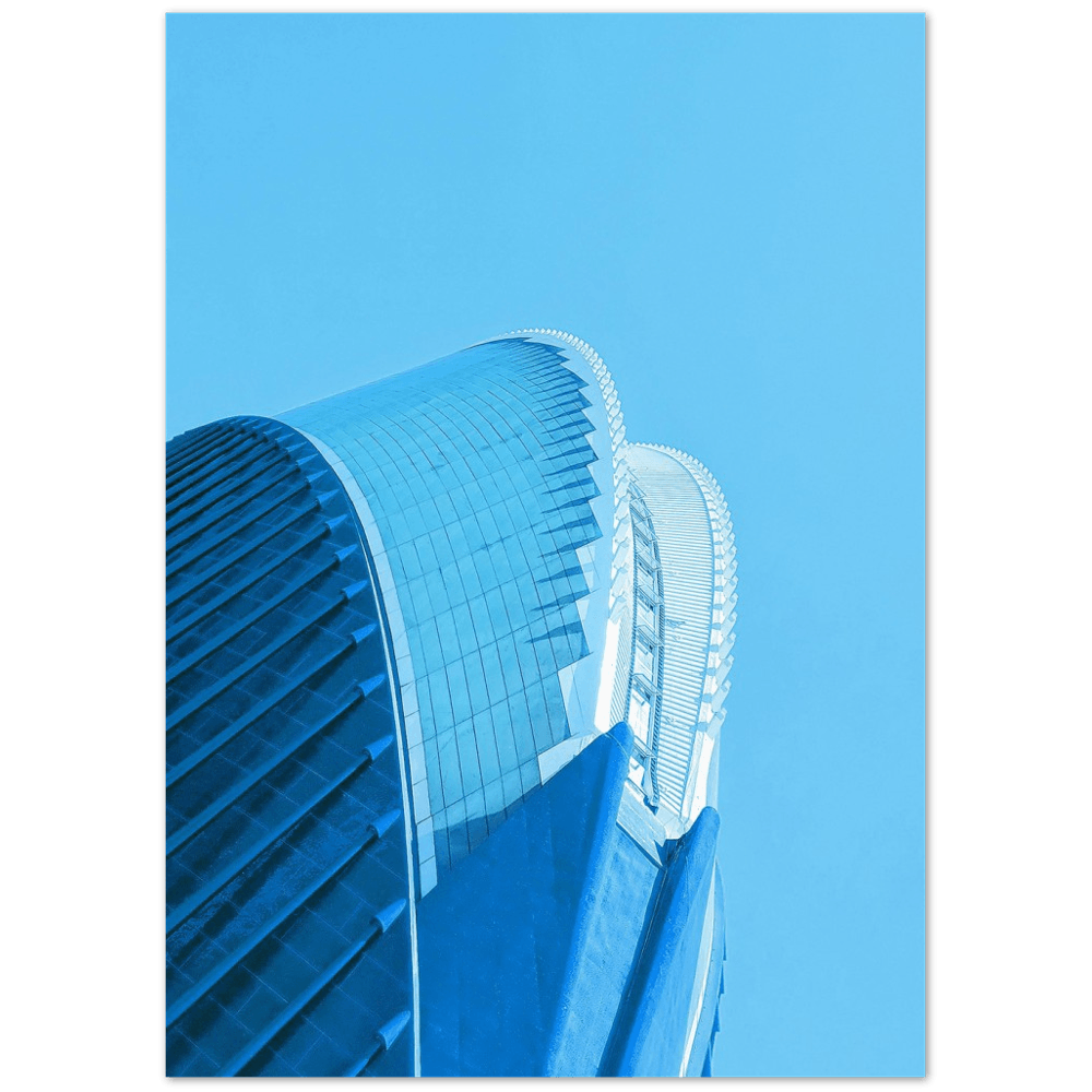 Gebäude Blau minimalistischer Lebensstil - Printree.ch Architektur, aussen, Aussicht, Bezirk, blau, Büro, Fassade, Fenster, Finanzen, Foto, Fotografie, futuristisch, Gebäude, geometrisch, Geschäft, Glas, Himmel, hintergrund, hoch, modern, Reflexion, Sonne, sonnig, Stadt, Tag, Unternehmen, urban, Wolken, zeitgenössisch, Zentrum