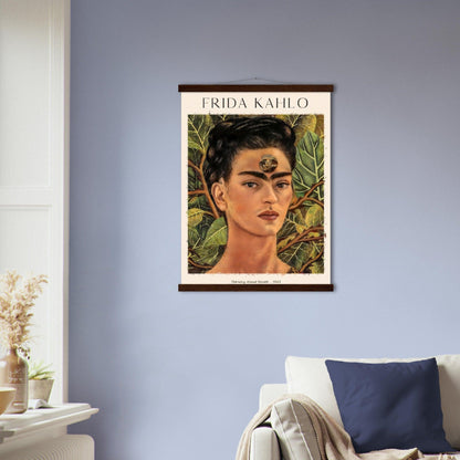 Gedanken an den Tod (Thinking About Death) Gemälde von Frida Kahlo - Printree.ch abstrakte frauen, frau, Frauen, Kunst, Malen, Maler, Malerei, Meisterwerk