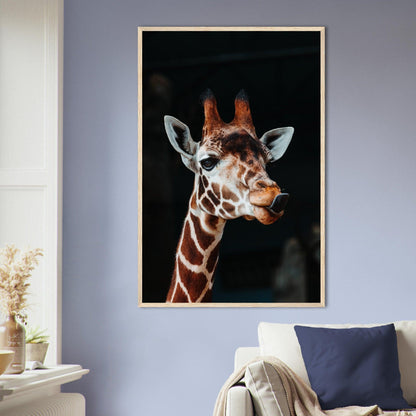 Giraffenposter: Naturzauber. - Printree.ch Foto, Fotografie, Tier, Tiere, Tierthemen, Unsplash, Wildtiere