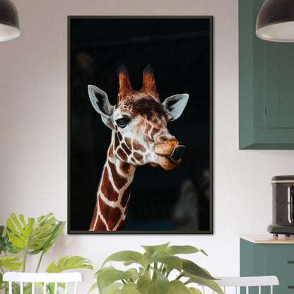 Giraffenposter: Naturzauber. - Printree.ch Foto, Fotografie, Tier, Tiere, Tierthemen, Unsplash, Wildtiere