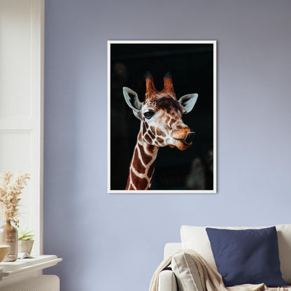 Giraffenposter: Naturzauber. - Printree.ch Foto, Fotografie, Tier, Tiere, Tierthemen, Unsplash, Wildtiere