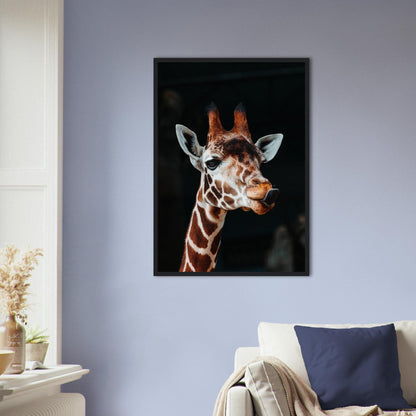 Giraffenposter: Naturzauber. - Printree.ch Foto, Fotografie, Tier, Tiere, Tierthemen, Unsplash, Wildtiere