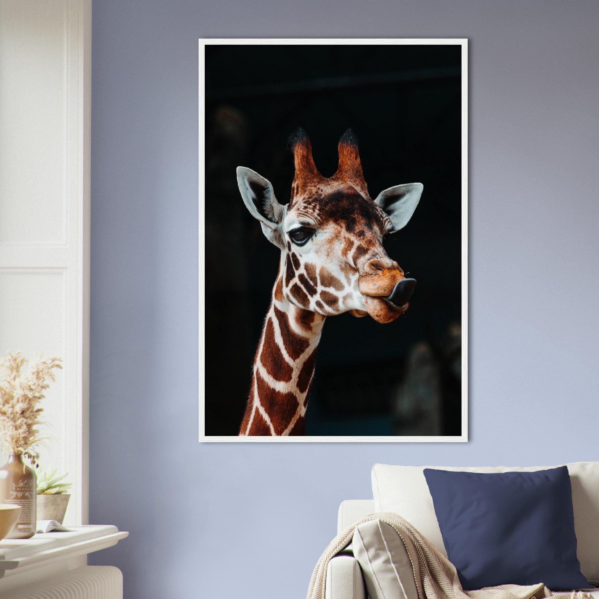 Giraffenposter: Naturzauber. - Printree.ch Foto, Fotografie, Tier, Tiere, Tierthemen, Unsplash, Wildtiere