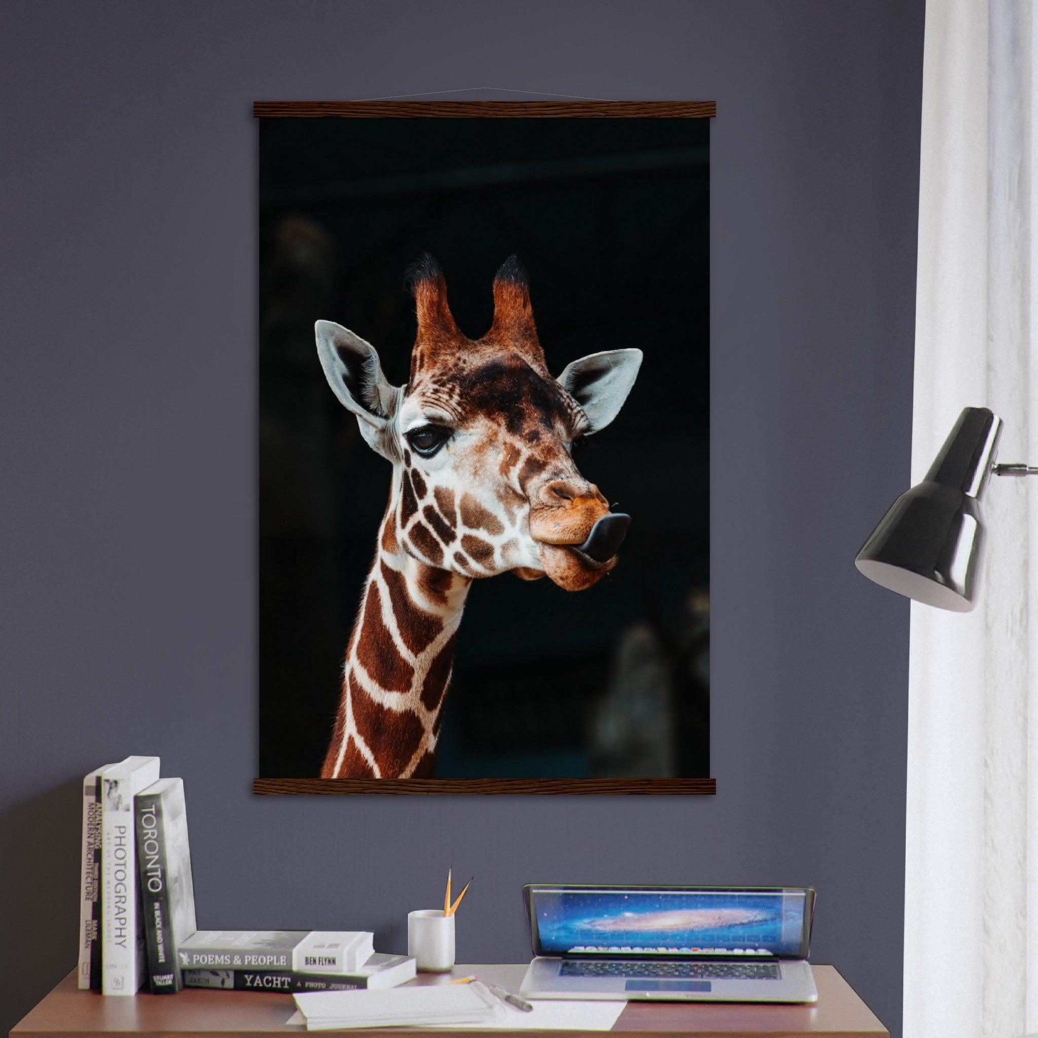 Giraffenposter: Naturzauber. - Printree.ch Foto, Fotografie, Tier, Tiere, Tierthemen, Unsplash, Wildtiere