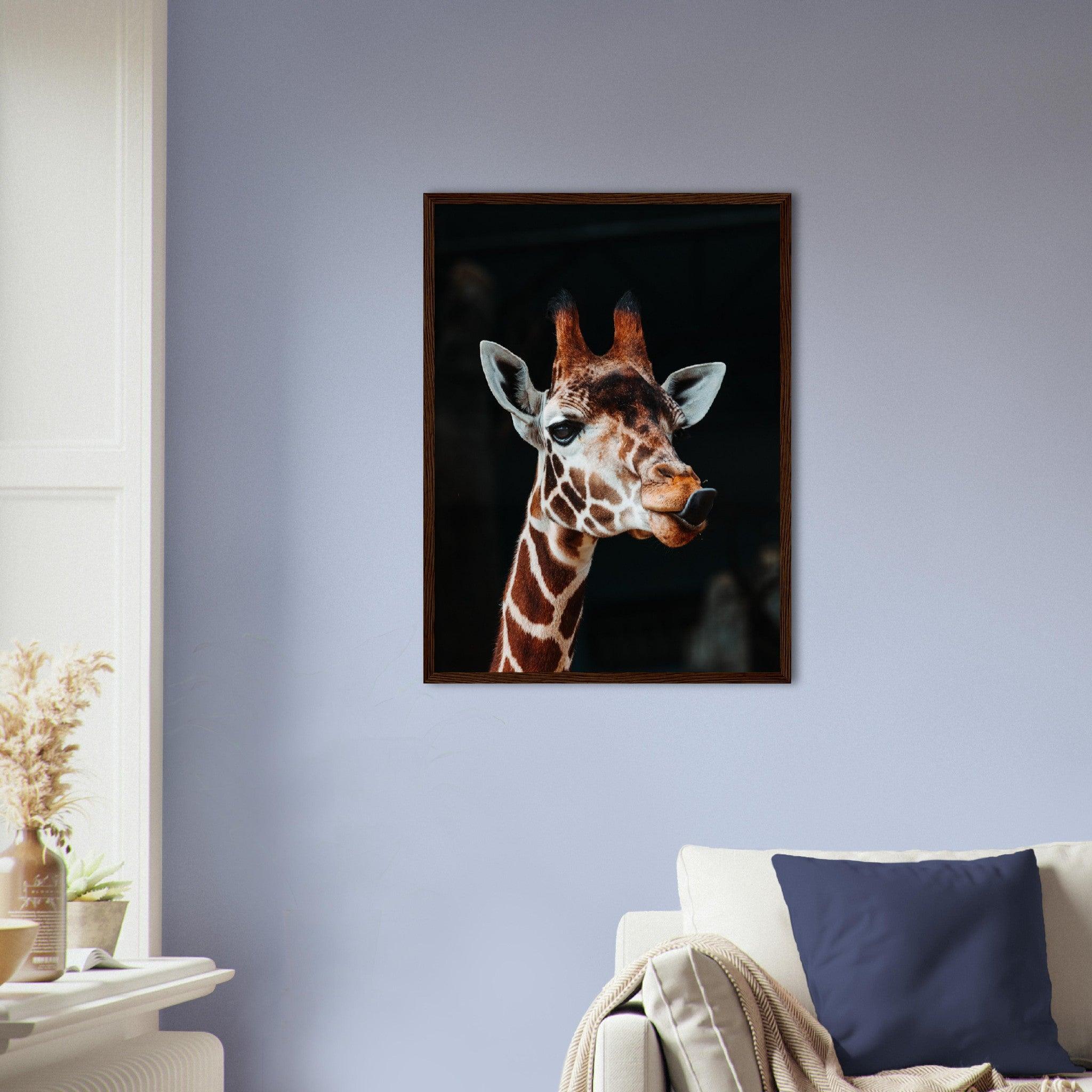 Giraffenposter: Naturzauber. - Printree.ch Foto, Fotografie, Tier, Tiere, Tierthemen, Unsplash, Wildtiere