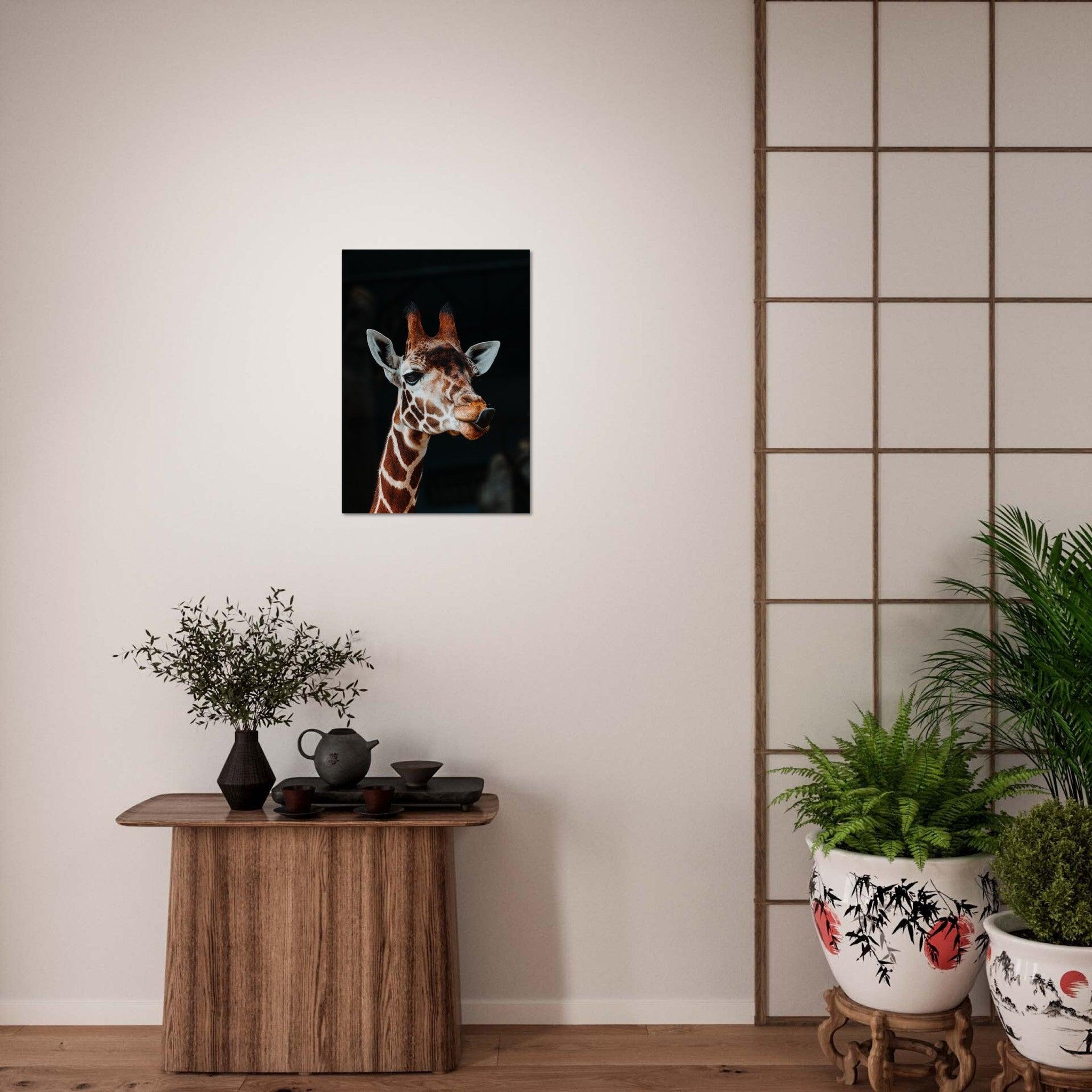 Giraffenposter: Naturzauber. - Printree.ch Foto, Fotografie, Tier, Tiere, Tierthemen, Unsplash, Wildtiere