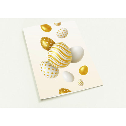 Goldene Ostern Set mit 10 Klappkarten - Printree.ch Karte, Karten, Ostern