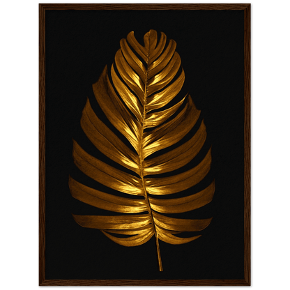 Goldenes Blatt - Printree.ch Gold, luxus, Palme, palmen, Palmenblatt