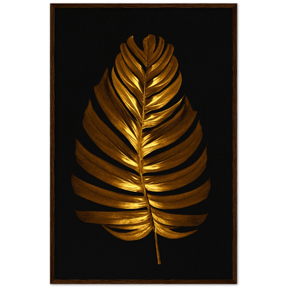 Goldenes Blatt - Printree.ch Gold, luxus, Palme, palmen, Palmenblatt