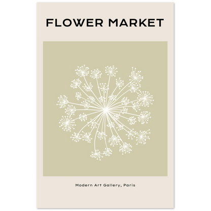 Hochwertiges Blumenmarkt-Poster - Langlebiges Papier, stabile Verpackung - Printree.ch Blume, Illustration, isoliert, Karte, Natur, Pflanze, romantisch, rot, Sommer, Strauss, Vintage, Zeichnung