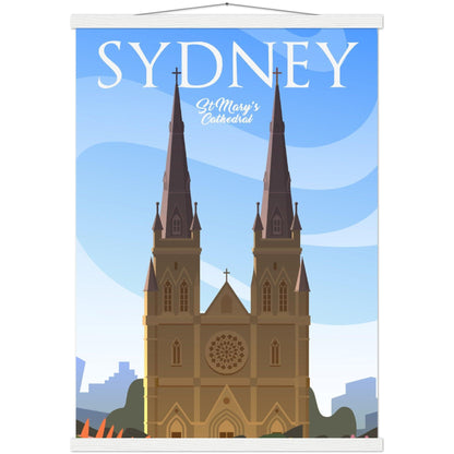 Hochwertiges Sydney Poster auf mattem Papier - 200 g/m² - Printree.ch Illustration, Poster, travel poster