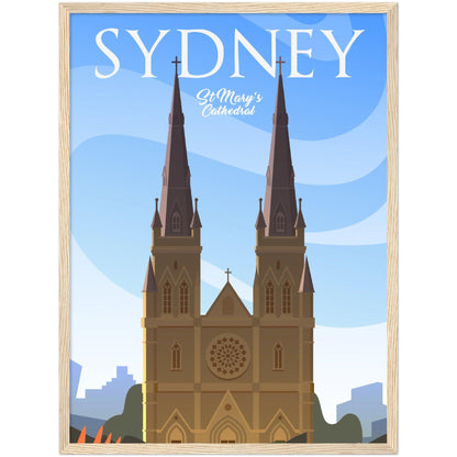 Hochwertiges Sydney Poster auf mattem Papier - 200 g/m² - Printree.ch Illustration, Poster, travel poster