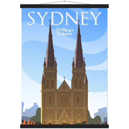 Hochwertiges Sydney Poster auf mattem Papier - 200 g/m² - Printree.ch Illustration, Poster, travel poster