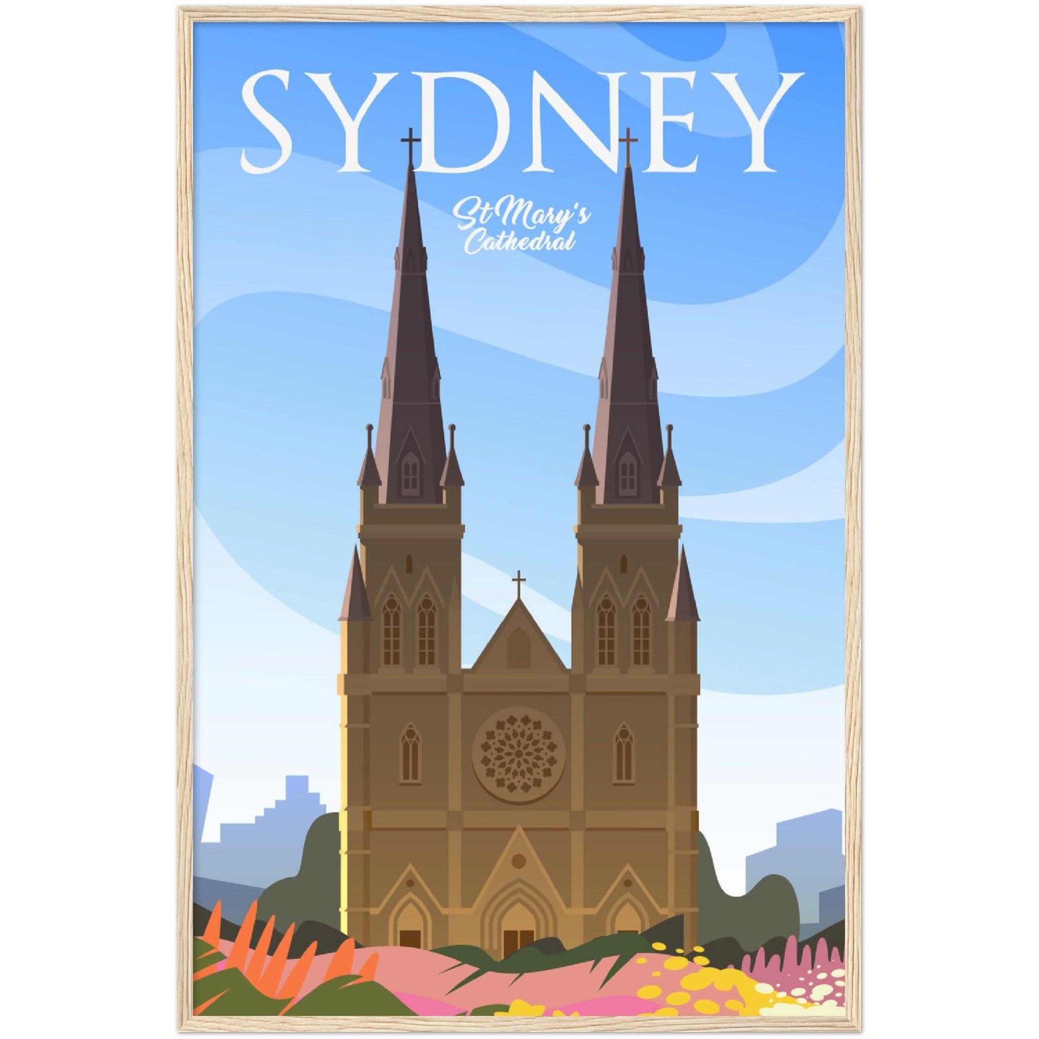 Hochwertiges Sydney Poster auf mattem Papier - 200 g/m² - Printree.ch Illustration, Poster, travel poster