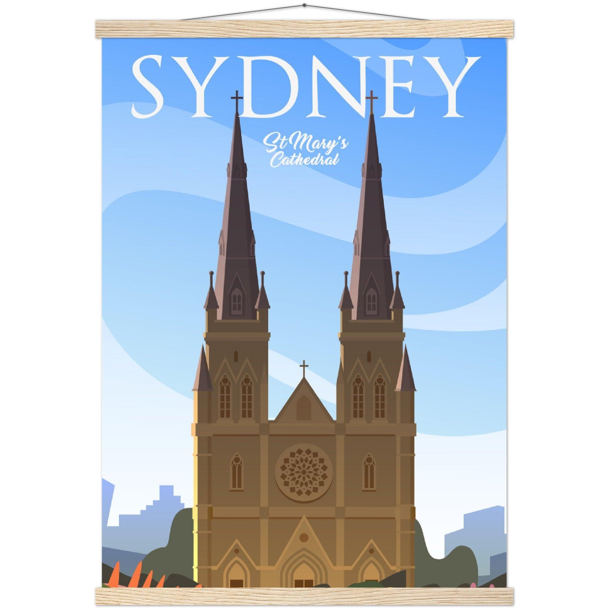 Hochwertiges Sydney Poster auf mattem Papier - 200 g/m² - Printree.ch Illustration, Poster, travel poster