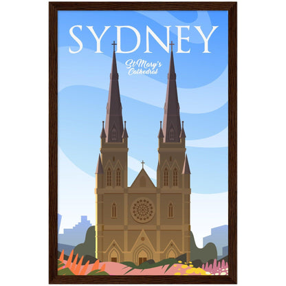 Hochwertiges Sydney Poster auf mattem Papier - 200 g/m² - Printree.ch Illustration, Poster, travel poster