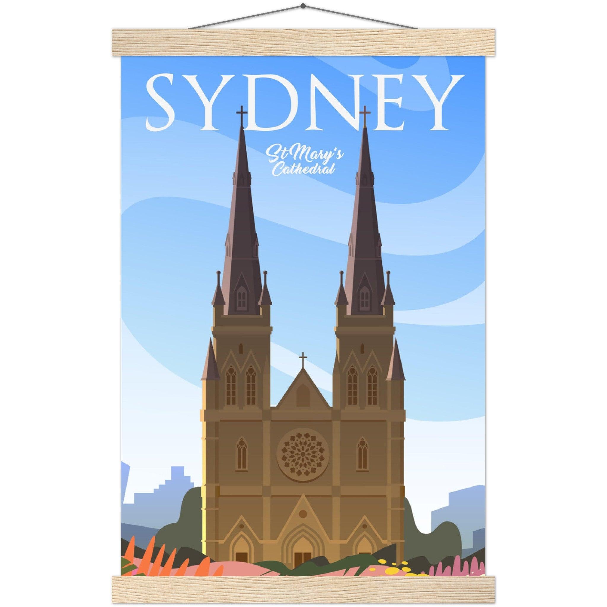 Hochwertiges Sydney Poster auf mattem Papier - 200 g/m² - Printree.ch Illustration, Poster, travel poster