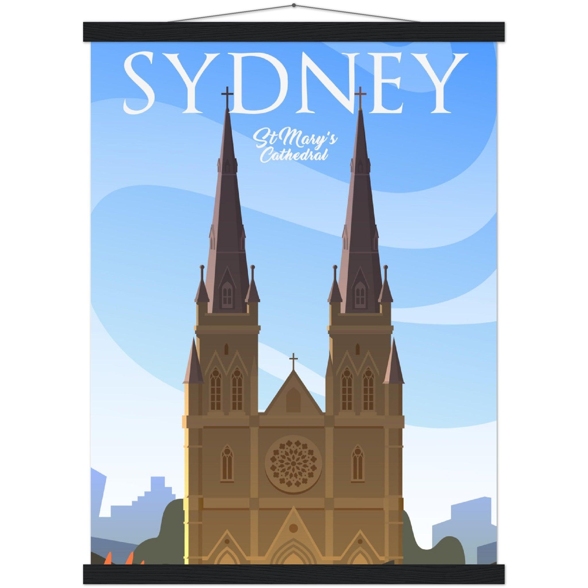 Hochwertiges Sydney Poster auf mattem Papier - 200 g/m² - Printree.ch Illustration, Poster, travel poster