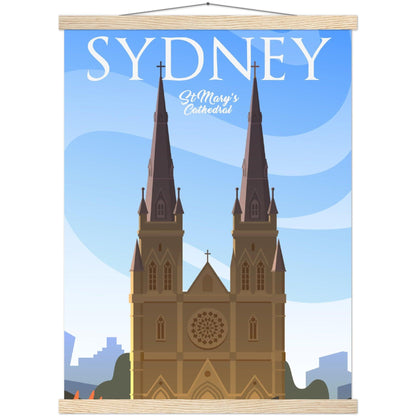 Hochwertiges Sydney Poster auf mattem Papier - 200 g/m² - Printree.ch Illustration, Poster, travel poster