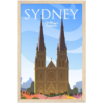 Hochwertiges Sydney Poster auf mattem Papier - 200 g/m² - Printree.ch Illustration, Poster, travel poster