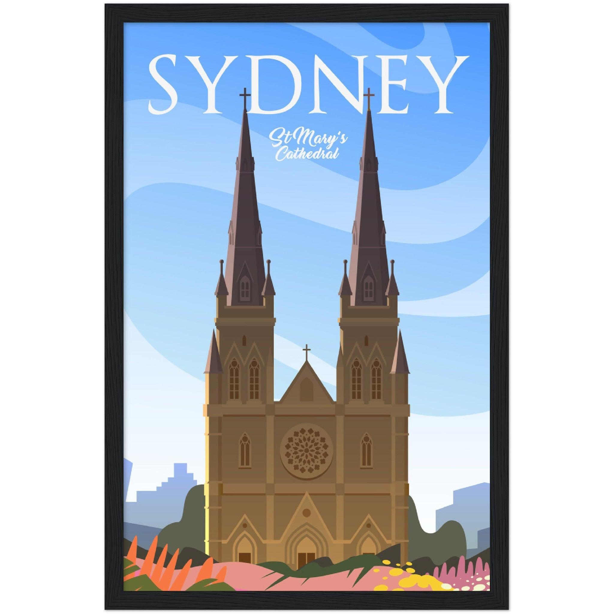 Hochwertiges Sydney Poster auf mattem Papier - 200 g/m² - Printree.ch Illustration, Poster, travel poster