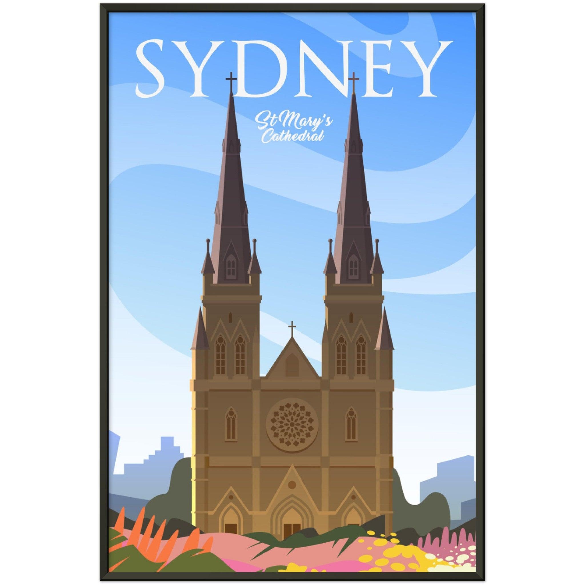 Hochwertiges Sydney Poster auf mattem Papier - 200 g/m² - Printree.ch Illustration, Poster, travel poster