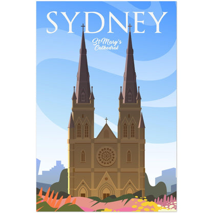 Hochwertiges Sydney Poster auf mattem Papier - 200 g/m² - Printree.ch Illustration, Poster, travel poster