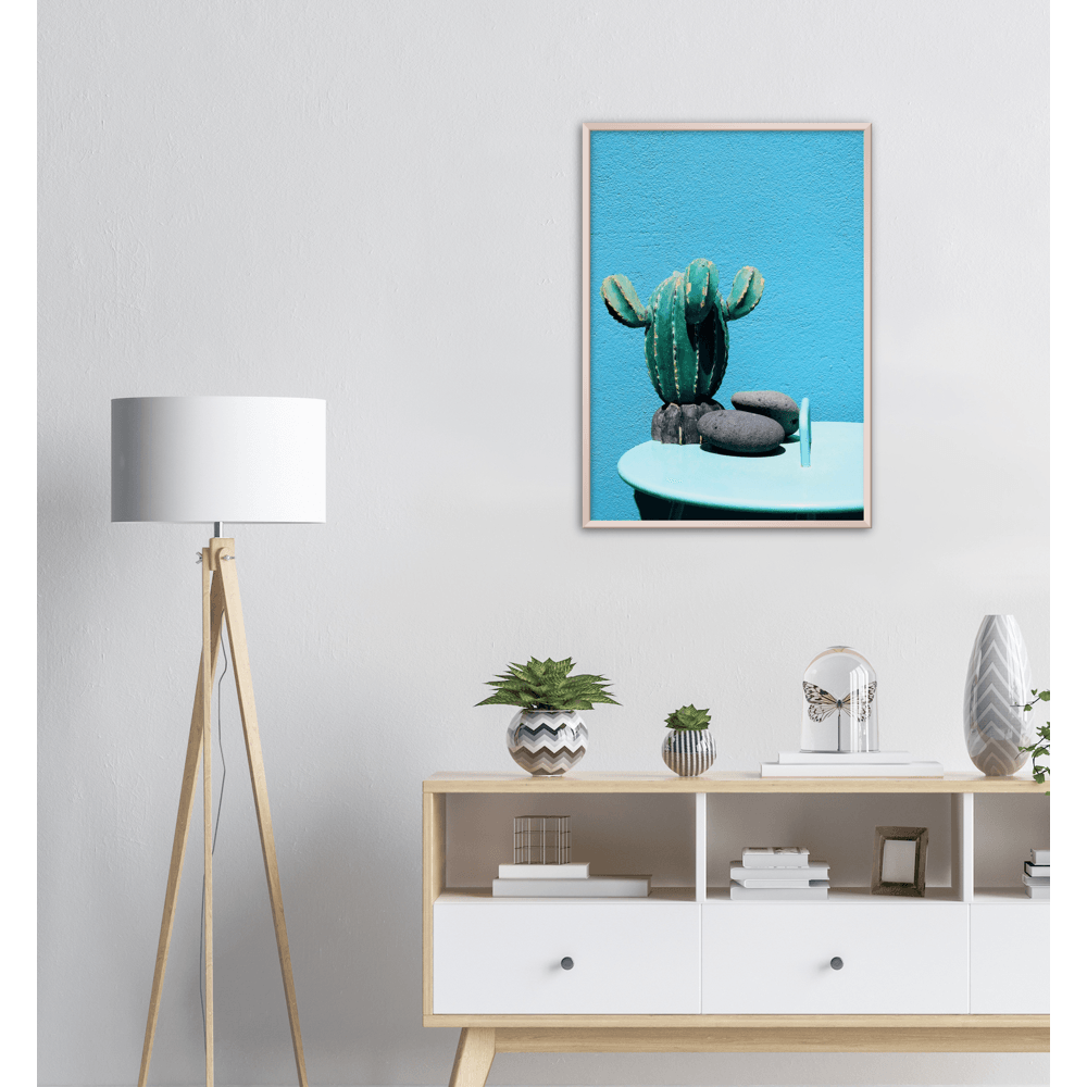 Kaktus Blau minimalistischer Lebensstil - Printree.ch blau, Botanik, bunt, Dekoration, dekorativ, drinnen, eingetopft, Farbe, Foto, Fotografie, frisch, Garten, Hintergrund, Interieur, Kaktus, Kladodien, klein, Natur, natürlich, Objekt, Pflanze, stehend, Studio, sukkulent, Topf, tropisch, wachsend, Wachstum, wild, Wüste, Zimmerpflanze