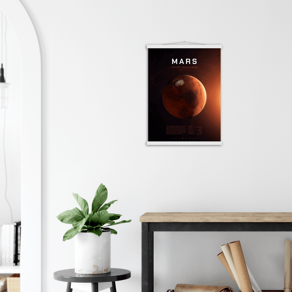 Kosmisches Mars-Poster: Eine Reise ins Weltall für Ihre Wand! - Printree.ch 3d illustration, 3d render, astronaut, astronomie, blau, canaveral, columbia, entdecker, erde, erforschen, erforschung, fantasie, galaxie, himmel, hintergrund, illustration, karte, kosmonaut, kosmos, planet, shuttle, stern, system, technologie, textur, umlaufbahn, universum, weltraum, wissenschaft