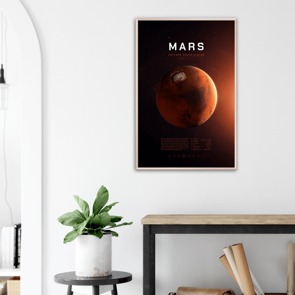 Kosmisches Mars-Poster: Eine Reise ins Weltall für Ihre Wand! - Printree.ch 3d illustration, 3d render, astronaut, astronomie, blau, canaveral, columbia, entdecker, erde, erforschen, erforschung, fantasie, galaxie, himmel, hintergrund, illustration, karte, kosmonaut, kosmos, planet, shuttle, stern, system, technologie, textur, umlaufbahn, universum, weltraum, wissenschaft