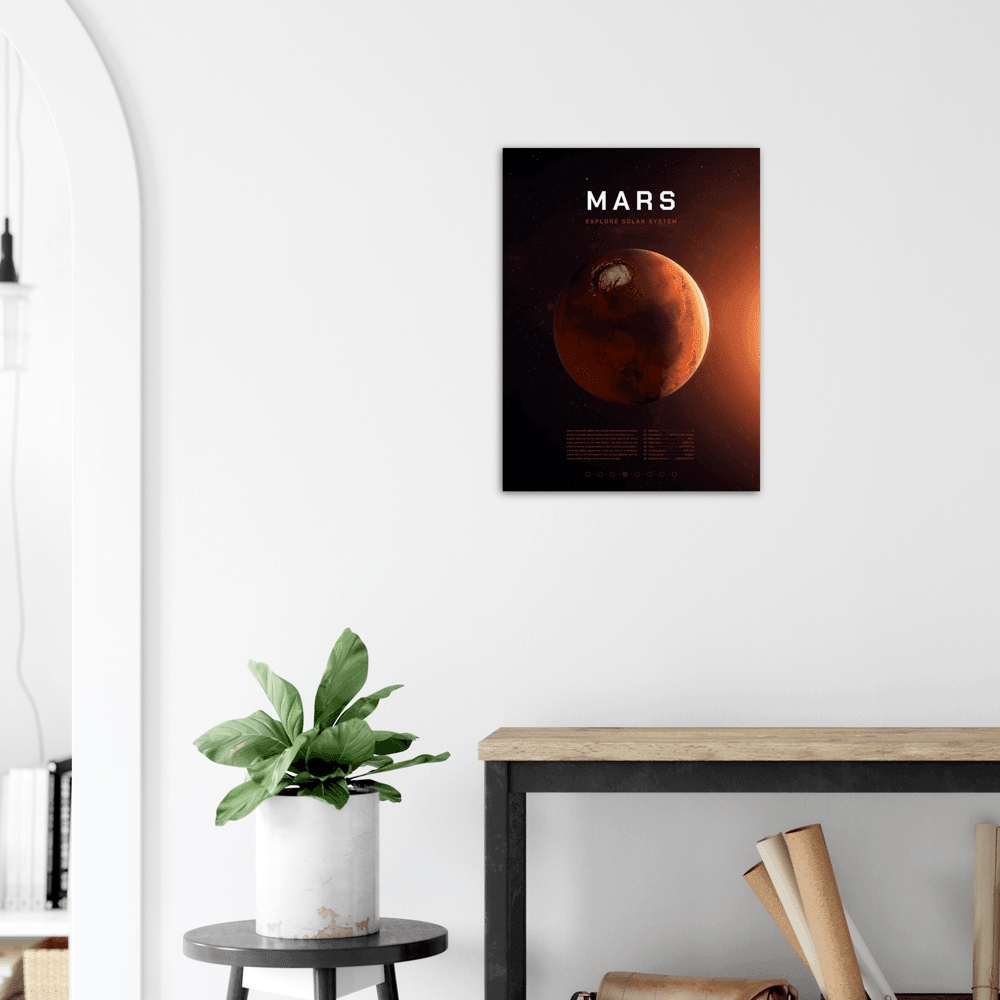 Kosmisches Mars-Poster: Eine Reise ins Weltall für Ihre Wand! - Printree.ch 3d illustration, 3d render, astronaut, astronomie, blau, canaveral, columbia, entdecker, erde, erforschen, erforschung, fantasie, galaxie, himmel, hintergrund, illustration, karte, kosmonaut, kosmos, planet, shuttle, stern, system, technologie, textur, umlaufbahn, universum, weltraum, wissenschaft