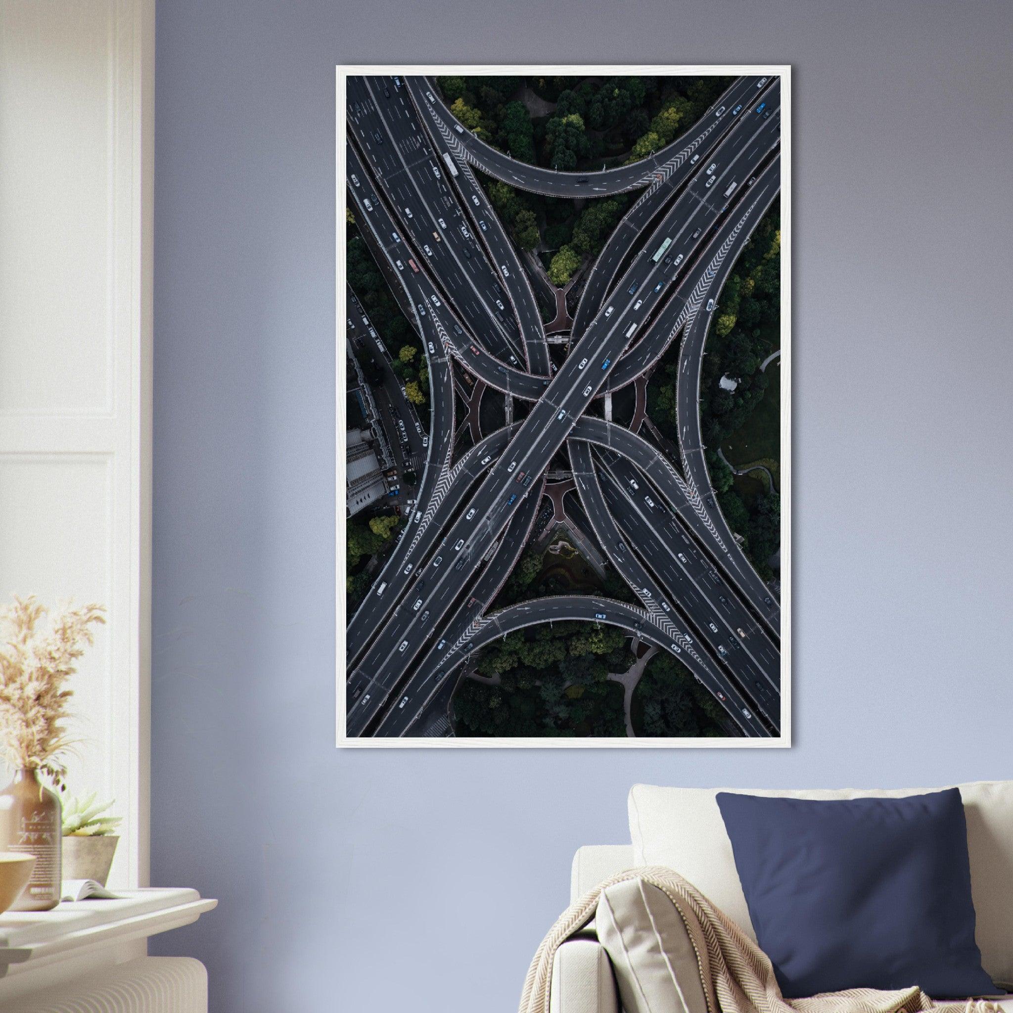 Kreuzung - Printree.ch Ansicht, Antrieb, Architektur, Austausch, Auto, Autobahn, Brücke, Fahrbahn, Fahrzeug, Foto, Fotografie, Industrie, Infrastruktur, Komplex, Konstruktion, Kreuzung, Landschaft, Luftaufnahme, oben, reise, Reisen, schnell, Spur, Stadt, Strasse, Struktur, Transport, Unsplash, Verkehr