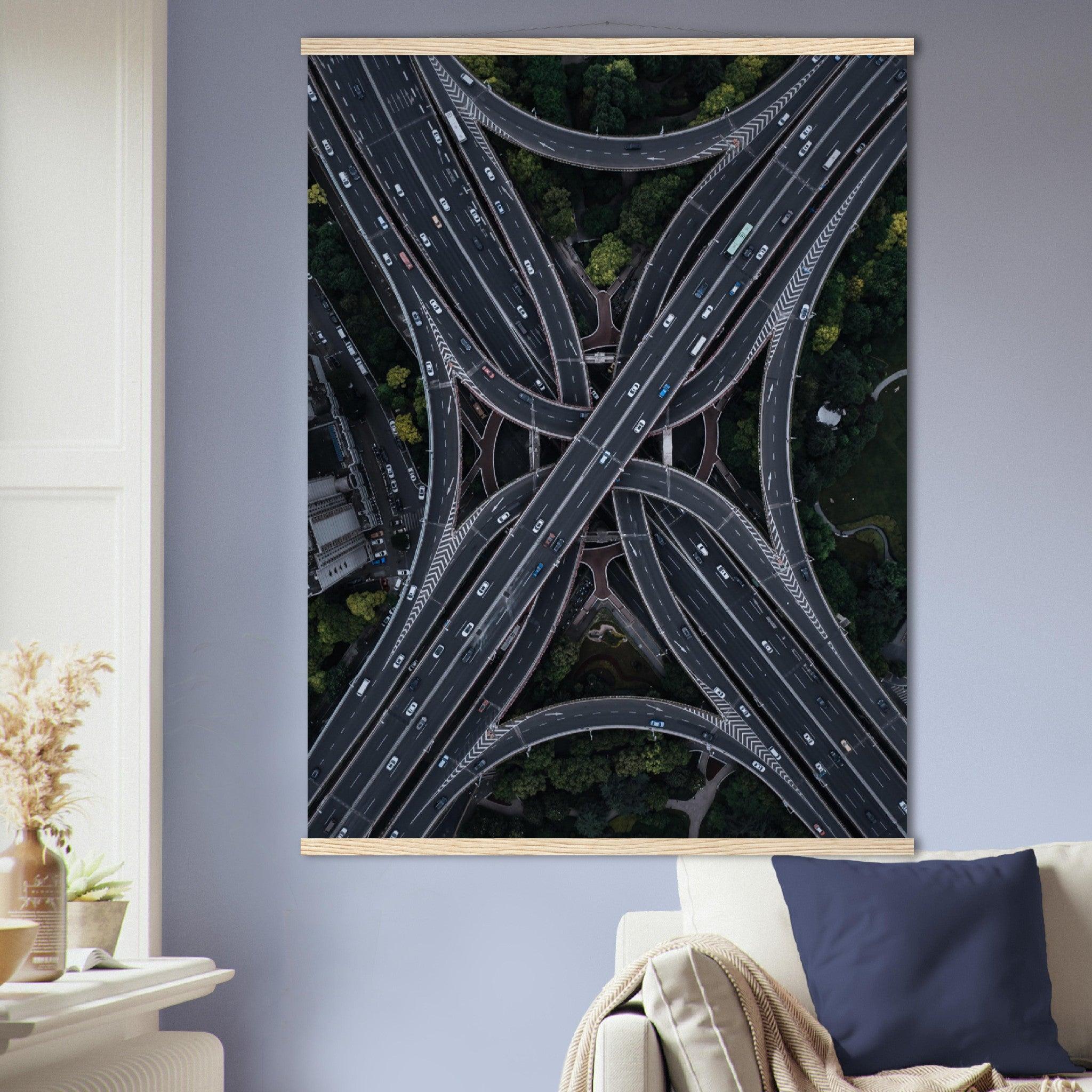 Kreuzung - Printree.ch Ansicht, Antrieb, Architektur, Austausch, Auto, Autobahn, Brücke, Fahrbahn, Fahrzeug, Foto, Fotografie, Industrie, Infrastruktur, Komplex, Konstruktion, Kreuzung, Landschaft, Luftaufnahme, oben, reise, Reisen, schnell, Spur, Stadt, Strasse, Struktur, Transport, Unsplash, Verkehr