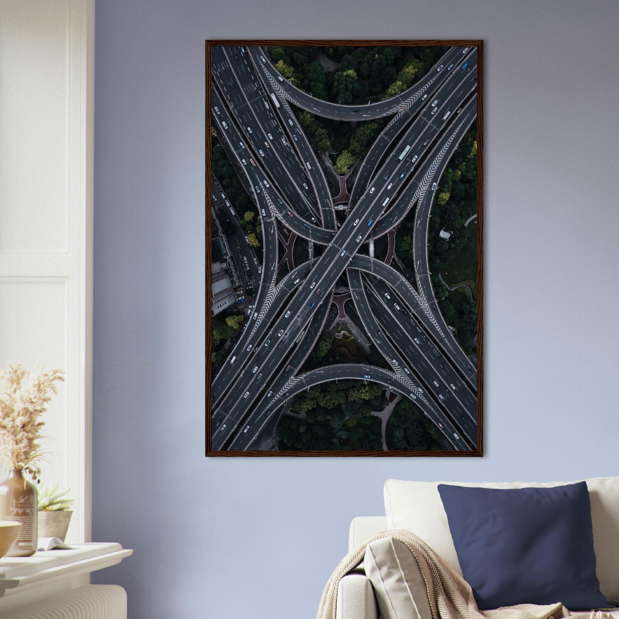 Kreuzung - Printree.ch Ansicht, Antrieb, Architektur, Austausch, Auto, Autobahn, Brücke, Fahrbahn, Fahrzeug, Foto, Fotografie, Industrie, Infrastruktur, Komplex, Konstruktion, Kreuzung, Landschaft, Luftaufnahme, oben, reise, Reisen, schnell, Spur, Stadt, Strasse, Struktur, Transport, Unsplash, Verkehr