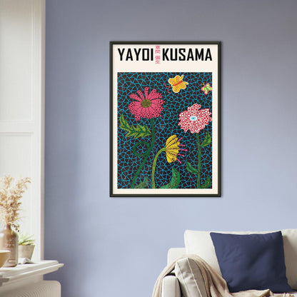 Kusama Blumen - Printree.ch Kunst