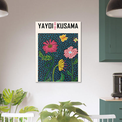 Kusama Blumen - Printree.ch Kunst